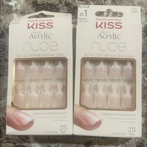 KISS Salon Acrylic French Nude Nails